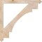 Ekena Millwork Merced Arts & Crafts Smooth Bracket, Douglas Fir, 3 1/2"W x 46"D x 46"H BKT04X46X46MRC03SDF - alternate 4